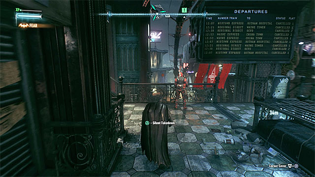 The drone operator should one of the first enemies that you eliminate. - Regain control of Mercy Bridge | Main story | Batman Arkham Knight - Main story - Batman: Arkham Knight Game Guide & Walkthrough