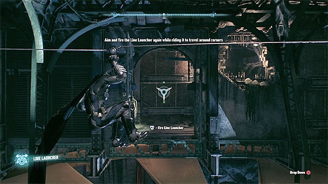 When you hit the switch with the Batarang, a passage will open - Infiltrate the tunnel network under Miagani Island | Main story - Main story - Batman: Arkham Knight Game Guide & Walkthrough