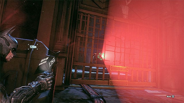 Turn off the defense turret for more than a dozen of seconds to gain access to the small shaft - Find commissioner Gordon in the shopping mall | Main story - Main story - Batman: Arkham Knight Game Guide & Walkthrough