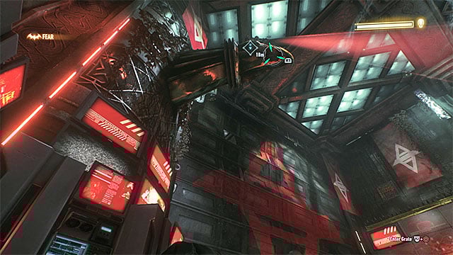 You must get under the ledge occupied by Arkham Knight - Arkham Knight - fourth encounter (direct confrontation) | Boss fights - Boss fights - Batman: Arkham Knight Game Guide & Walkthrough