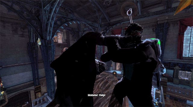 An important new element of this event is that, in the bank, you will meet an enemy using a disrupting device for the first time so, you will not be able to use the detective vision at first, to follow the actions of the other enemies - Apprehend the Joker | Main storyline - Main storyline - Batman: Arkham Origins Game Guide