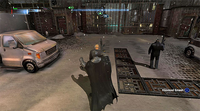 There should only be three more to eliminate, and they are patrolling the main yard - Investigate the steel mill - reaching the mill | Main storyline - Main storyline - Batman: Arkham Origins Game Guide