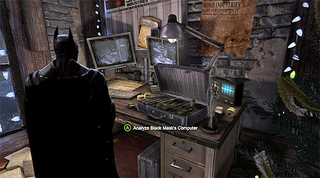 Sioniss computer - Investigate the steel mill - exploring the mill | Main storyline - Main storyline - Batman: Arkham Origins Game Guide