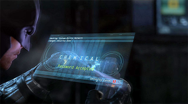 You now need to return to the lower area of the loading bay, where you need to remember to stay out of the range of the automatic gun in the corner so, you need to walk through the venting shaft again - Investigate the steel mill - exploring the mill | Main storyline - Main storyline - Batman: Arkham Origins Game Guide