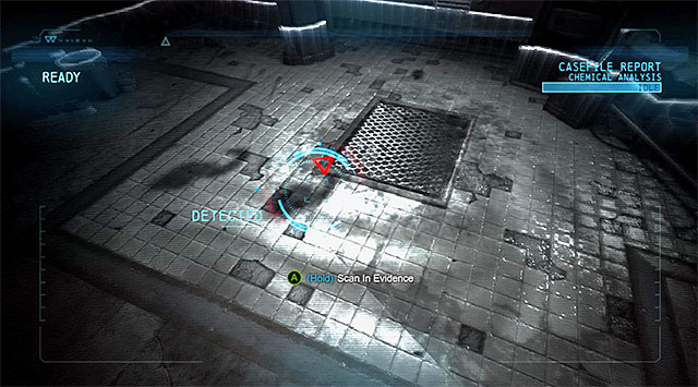 The first trace - Scan a sample of Copperheads poison | Main storyline - Main storyline - Batman: Arkham Origins Game Guide