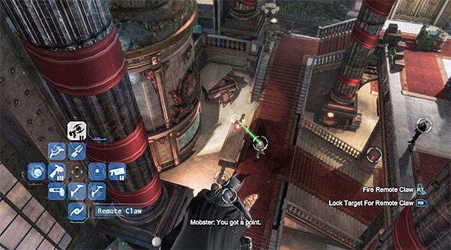 Grabbing the propane tanks is, as always, very helpful - Gain access to the security room | Main storyline - Main storyline - Batman: Arkham Origins Game Guide