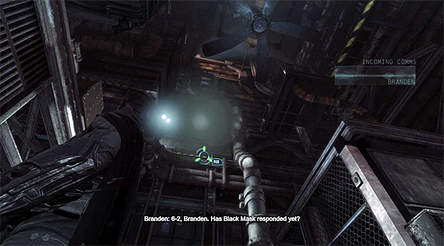 Locate the interactive ledge - Gain access to the penthouse - West tower | Main storyline - Main storyline - Batman: Arkham Origins Game Guide