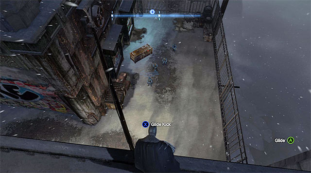 The first weapons cache - Penguin | Most Wanted - Most Wanted - Batman: Arkham Origins Game Guide