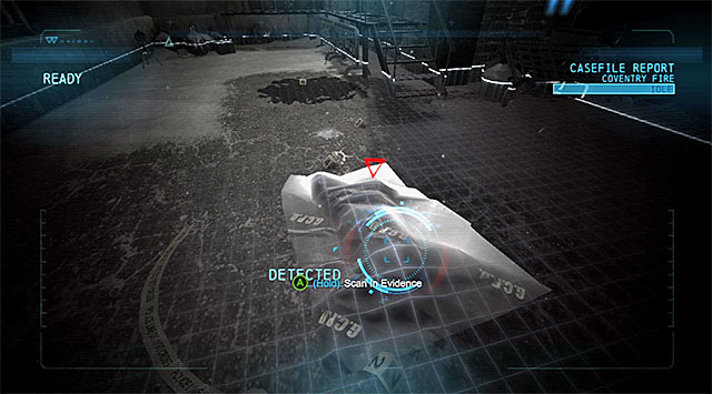 The corpse - Case 1224-7: Coventry Fire | Casefile Reports - Casefile Reports - Batman: Arkham Origins Game Guide