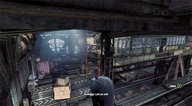 Extending the rope will allow you to plan the attacks and avoid the enemies - Disarm the bomb in the train station | Main storyline - Main storyline - Batman: Arkham Origins Game Guide