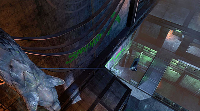 In this location, you can use vantage point without any restrictions - Stop the Joker #2 - nexus | Main storyline - Main storyline - Batman: Arkham Origins Game Guide