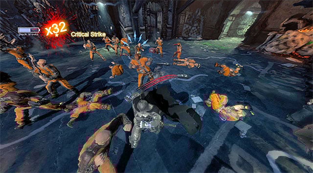 Use the shock gloves to eliminate quickly the inmates one by one - Stop the Joker #2 - cell block B | Main storyline - Main storyline - Batman: Arkham Origins Game Guide