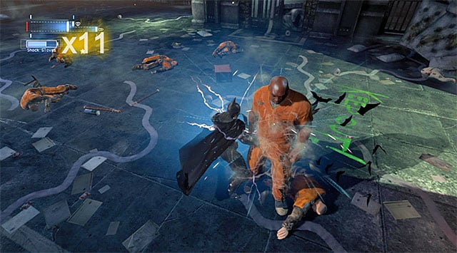 The gloves will also come in handy while eliminating the strongest of the enemies - Stop the Joker #2 - cell block B | Main storyline - Main storyline - Batman: Arkham Origins Game Guide