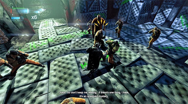 Avoid the attacks of the well equipped enemies - Stop the Joker #2 - cell block B | Main storyline - Main storyline - Batman: Arkham Origins Game Guide