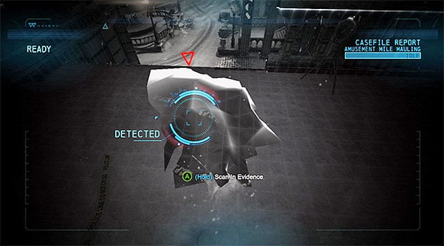 The corpse - Case 1224-8: Amusement Mile Mauling | Casefile Reports - Casefile Reports - Batman: Arkham Origins Game Guide