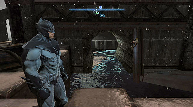 The tower has been erected on a small isle neighboring the Amusement Mile - The tower in the Amusement Mile district | Casefile Reports - Casefile Reports - Batman: Arkham Origins Game Guide