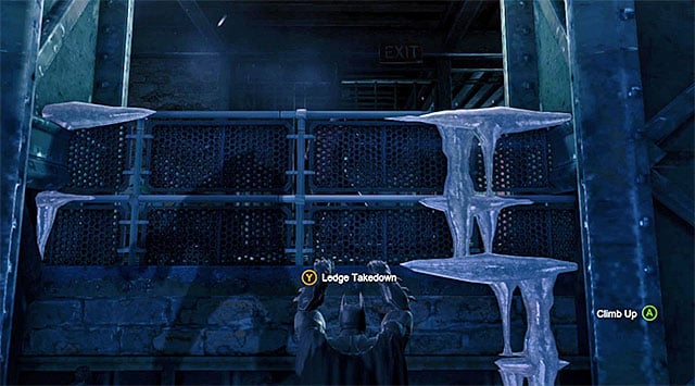 Attack the gangster once he stops at the balustrade - Deactivate the jamming signal | Main storyline - Main storyline - Batman: Arkham Origins Game Guide