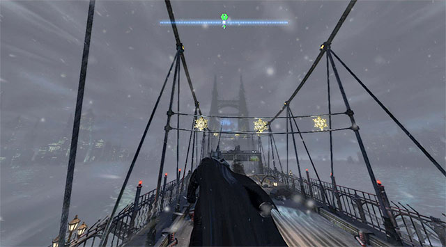 The Bridge - Interrogate Penguins arms dealer #2 | Main storyline - Main storyline - Batman: Arkham Origins Game Guide