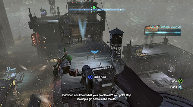 The communications tower region - Deactivate the jamming signal #2 | Main storyline - Main storyline - Batman: Arkham Origins Game Guide