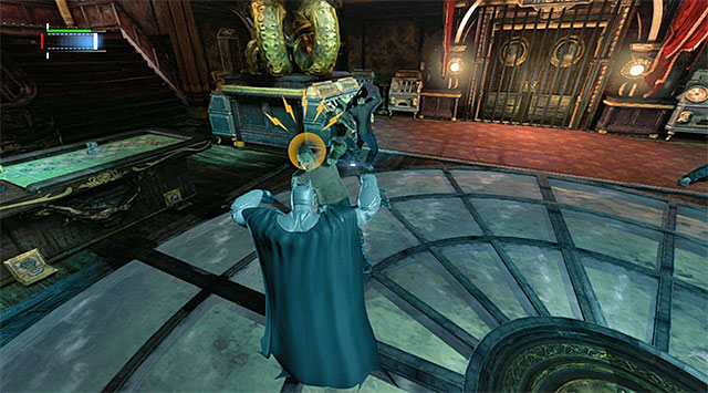 First attack the enemies with knives and firearms - Gain access to Penguins office - Upper Deck | Main storyline - Main storyline - Batman: Arkham Origins Game Guide