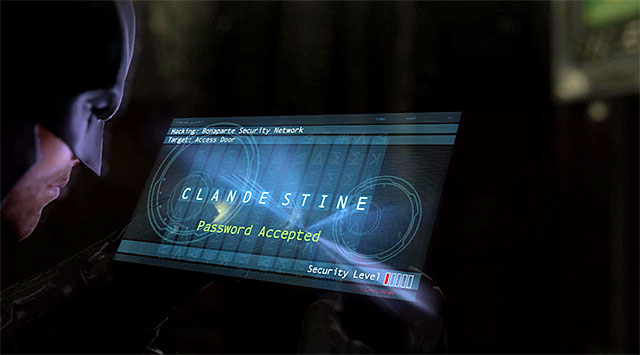 Wait for Batman to decipher Penguins another transmission and locate entrance to the venting shaft in one of the casinos corners - Gain access to Penguins office - Upper Deck | Main storyline - Main storyline - Batman: Arkham Origins Game Guide
