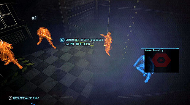 quickly attack the blinded enemies - Escape the GCPD | Main storyline - Main storyline - Batman: Arkham Origins Game Guide