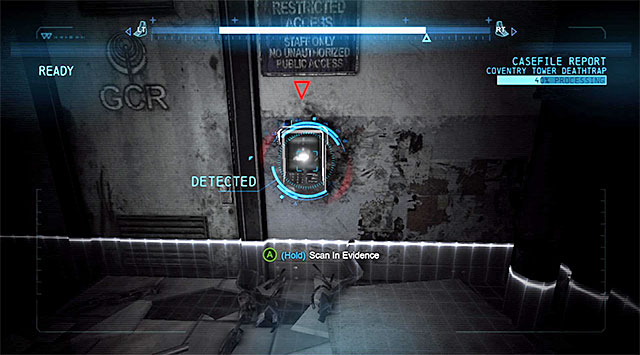 The control panel - Case 1224-1: Coventry Tower Deathtrap | Casefile Reports - Casefile Reports - Batman: Arkham Origins Game Guide