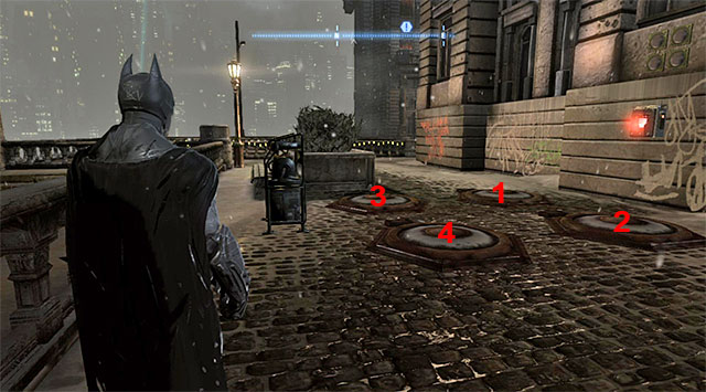 Find the object shown in the screenshot, i - The best hidden datapacks - Extortion File 3 (The Bowery) | Enigma Datapacks - Enigma Datapacks - Batman: Arkham Origins Game Guide