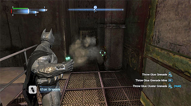 Start to the South-East of the collectible, on a small bridge - The best hidden datapacks - Extortion File 10 (Industrial District) | Enigma Datapacks - Enigma Datapacks - Batman: Arkham Origins Game Guide