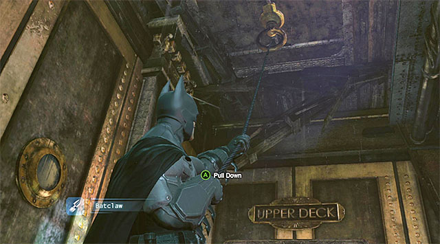 You can find the collectible in the Northern part of the sips Upper Deck - The best hidden datapacks - Extortion File 7 (Amusement Mile) | Enigma Datapacks - Enigma Datapacks - Batman: Arkham Origins Game Guide