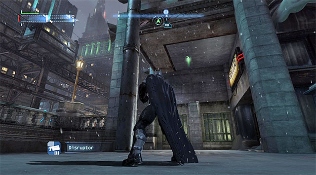 The collectible is attached to the ceiling - The best hidden datapacks - Extortion File 15 (Diamond District) | Enigma Datapacks - Enigma Datapacks - Batman: Arkham Origins Game Guide