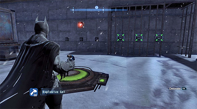 Make sure that you have spread the gel properly, before you step onto the pressure plate - The best hidden datapacks - Extortion File 17 (Diamond District) | Enigma Datapacks - Enigma Datapacks - Batman: Arkham Origins Game Guide