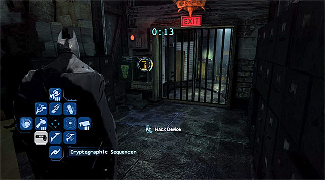 After you come close to the collectible, start by targeting the generator and charge it with the Shock Gloves - The best hidden datapacks - Extortion File 20 (Burnley) | Enigma Datapacks - Enigma Datapacks - Batman: Arkham Origins Game Guide