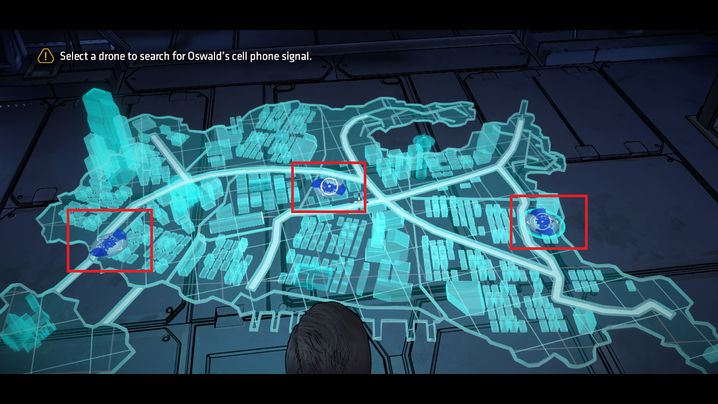 You can see three interaction points on the screenshot above - Chapter 3 - A Big Fan | Walkthrough - Episode 2: Children of Arkham - Batman: The Telltale Games Series Game Guide