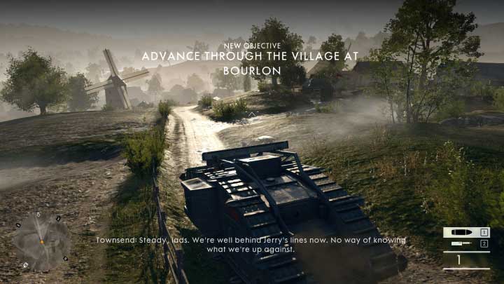 You will spend the last mission of this part in a tank - Through Mud and Bloods | Walkthrough - Walkthrough - Battlefield 1 Game Guide