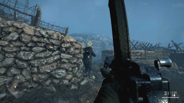 Dont follow the marked location at the start of the mission, but go forward, across the right edge of the map - Avanti Savoia! | Walkthrough - Walkthrough - Battlefield 1 Game Guide