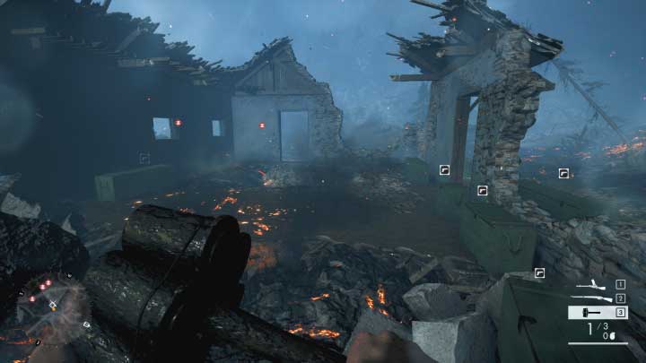 Later in the mission, when the armored vehicles arrive, enter the destroyed building and pick up the grenades - Avanti Savoia! | Walkthrough - Walkthrough - Battlefield 1 Game Guide