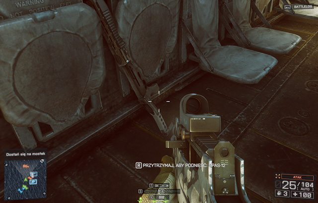 Once you get into the hangar, you should notice a white plane - 3 - The South China Sea (weapons) - Hidden dog tags and weapons - Battlefield 4 - Game Guide and Walkthrough