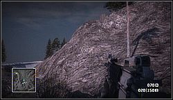 This is where You have to walk on the slope - Crash and Grab - Gold crates - Battlefield: Bad Company - Game Guide and Walkthrough