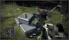 Approach the enemy guns from the south - You'll avoid a lot of enemy's bullets - Welcome to Bad Company II - Campaign - Battlefield: Bad Company - Game Guide and Walkthrough