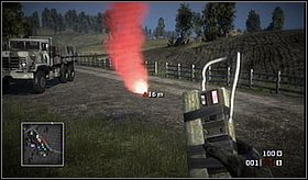 Once the cut-scene is over, get close to the car nearby and sit behind its wheel - Welcome to Bad Company II - Campaign - Battlefield: Bad Company - Game Guide and Walkthrough