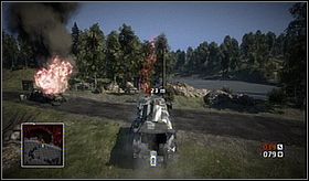 After the cut-scene You'll have to leave the vehicle here - move through the water towards the land located in front of You - Welcome to Bad Company II - Campaign - Battlefield: Bad Company - Game Guide and Walkthrough