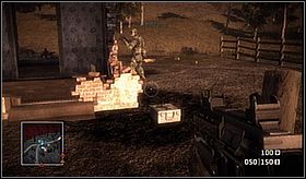 Secure the grove near the village and take the road leading under the bridge - Par for the Course I - Campaign - Battlefield: Bad Company - Game Guide and Walkthrough