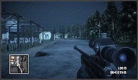 Now You have to get to the underground level of the central white building - Crash and Grab I - Campaign - Battlefield: Bad Company - Game Guide and Walkthrough