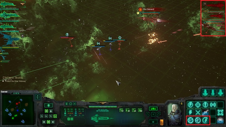 Note the situation presented in the above screenshot - Chapter IV - 12th Black Crusade - Campaign - Battlefleet Gothic: Armada - Game Guide and Walkthrough