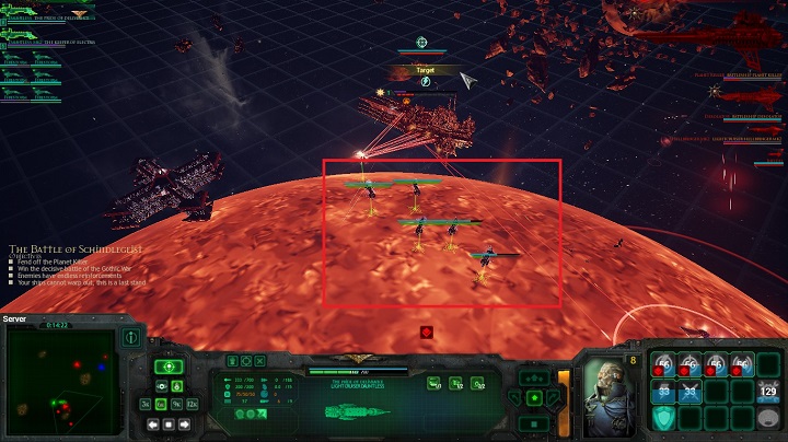 The best idea for deployment in this mission is using two Light cruisers and as many support ships as possible - Chapter V - The Empire Resurgent - Campaign - Battlefleet Gothic: Armada - Game Guide and Walkthrough