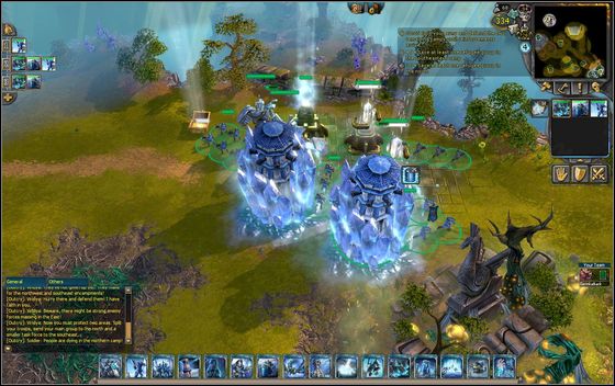 At the same time the other team has reached the southern camp which is defending against the enemy - Example scenarios - Siege of Hope - part 2 - Example scenarios - BattleForge - Game Guide and Walkthrough