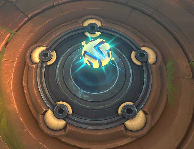 Each arena has a central spot, where mysterious orbs appear every now and then - Maps | Basics - Basics of gameplay - Battlerite Game Guide