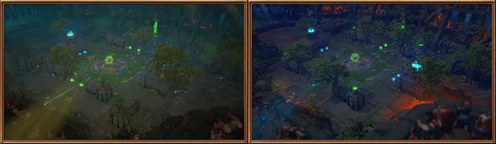 Built in a backyard of an abandoned temple and protected by Dryad tribes, the Orman Temple now lives on violent spectacles - Maps | Basics - Basics of gameplay - Battlerite Game Guide