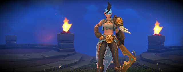 Taya is an agile huntress, who uses a razor sharp boomerang - Ranged Heroes - Heroes and their characteristics - Battlerite Game Guide